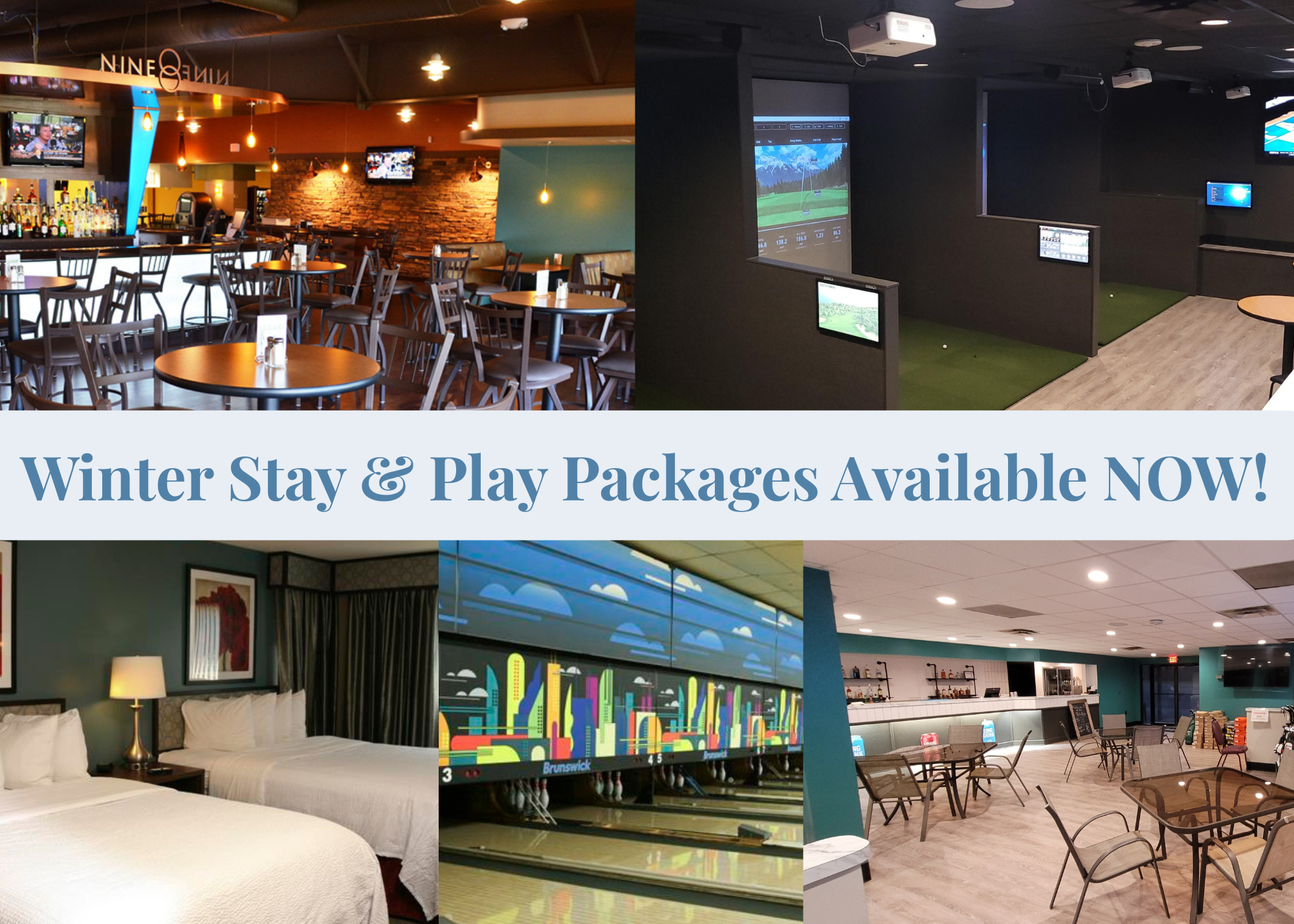 Winter Stay  Play Packages Availabile NOW 7 X 5 In